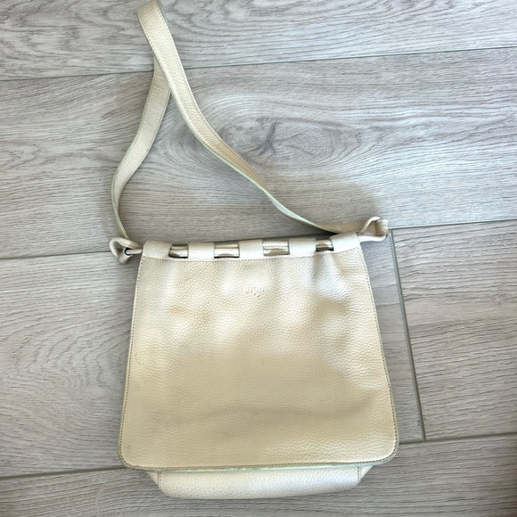 Monsac Cream Crossbody Bag Purse - Picture 1 of 5